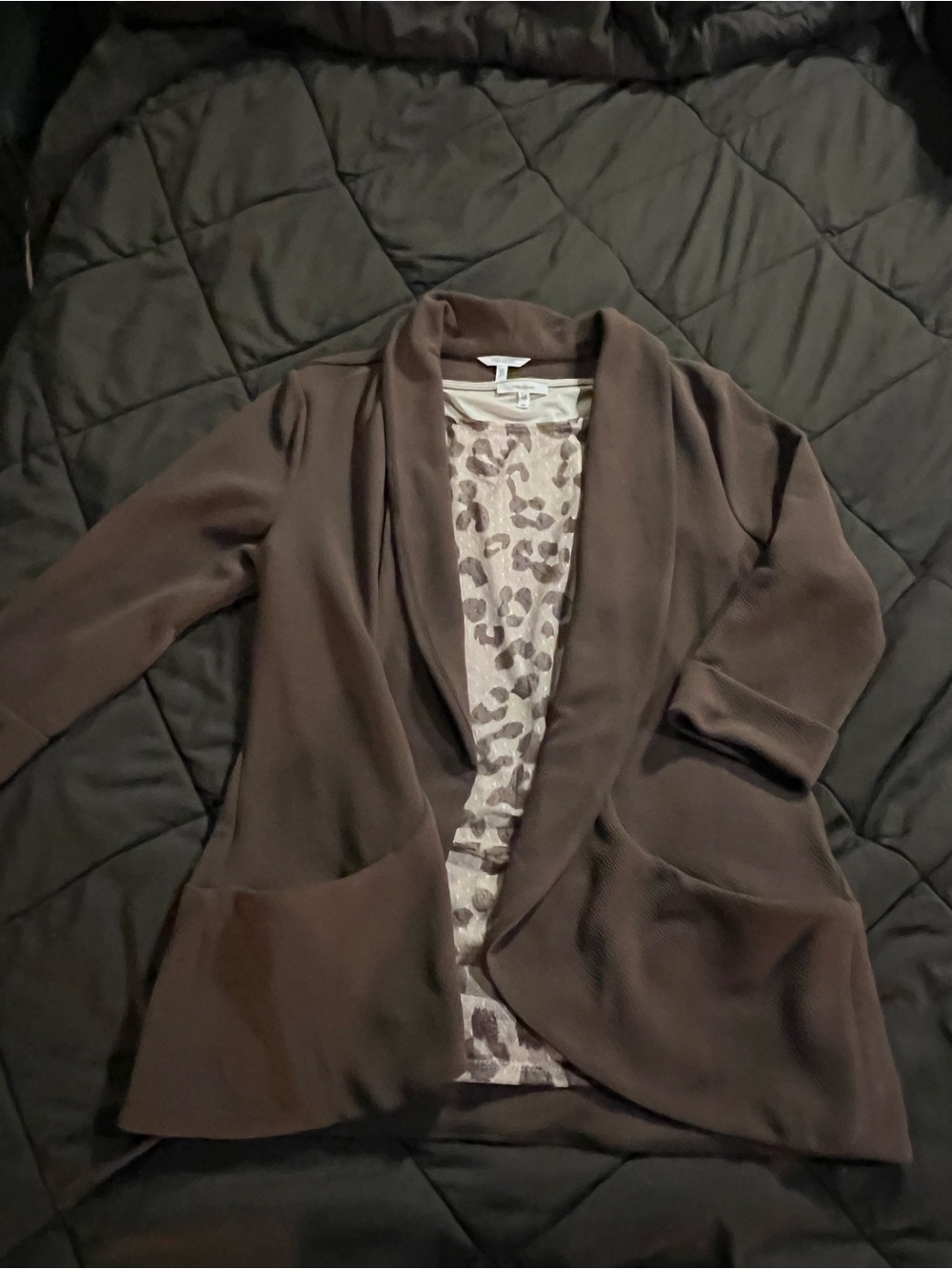 Maurices Chocolate Brown Open-Front